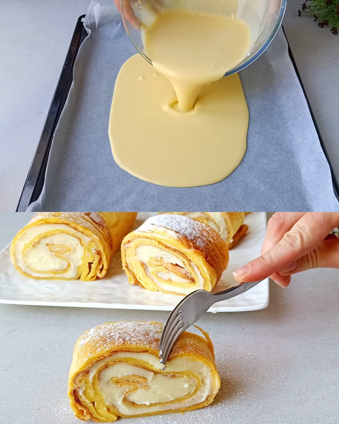 Creamy Custard Puff Pastry
