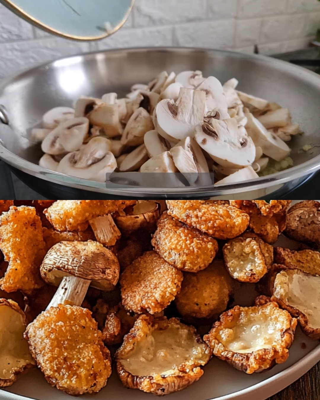 Crispy Fried Mushrooms with Cool Ranch Dip
