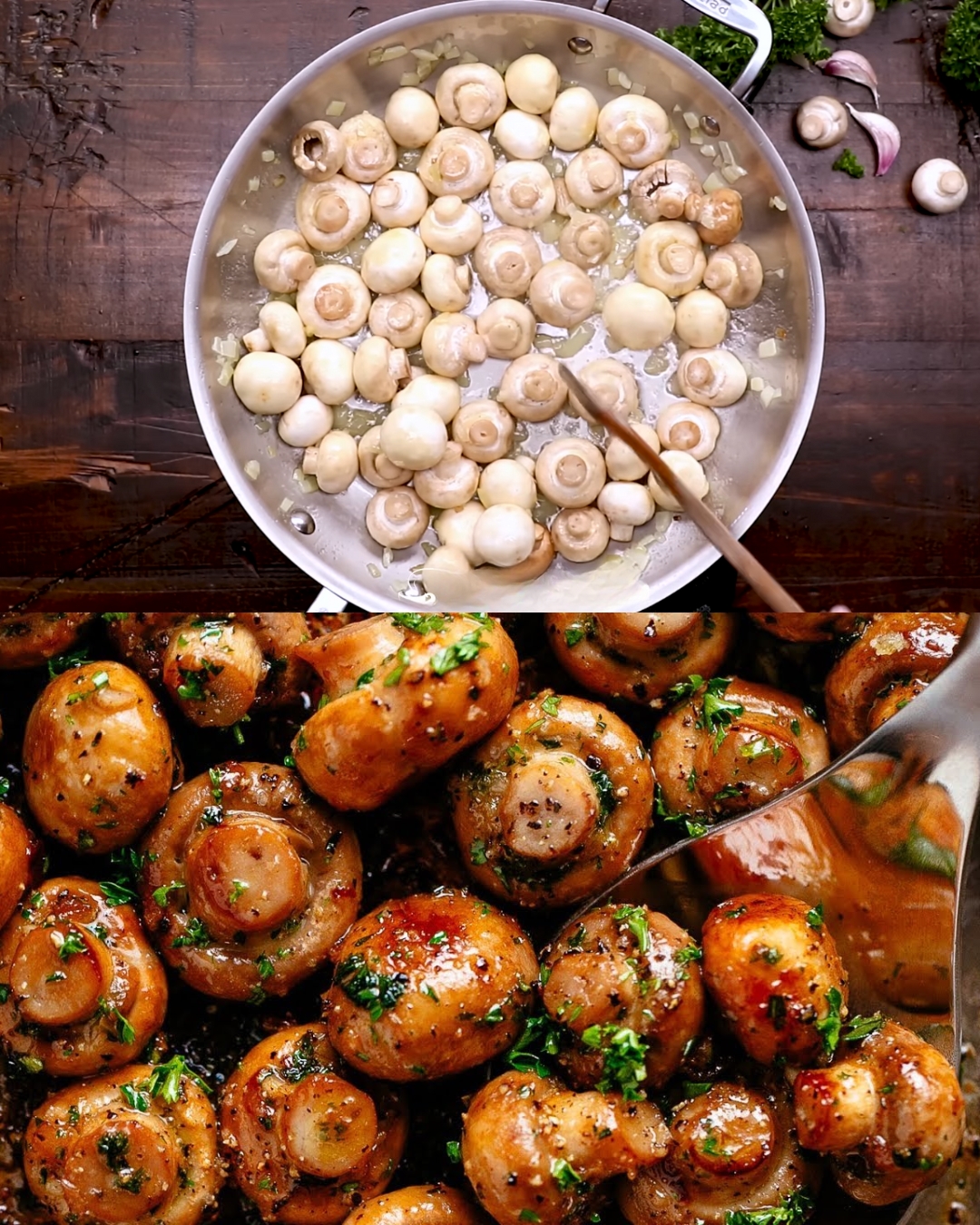 Sautéed Garlic Butter Mushrooms