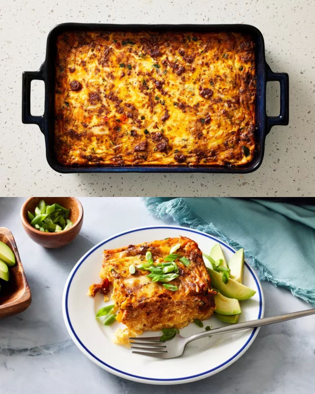 Cheesy Chorizo Breakfast Casserole
