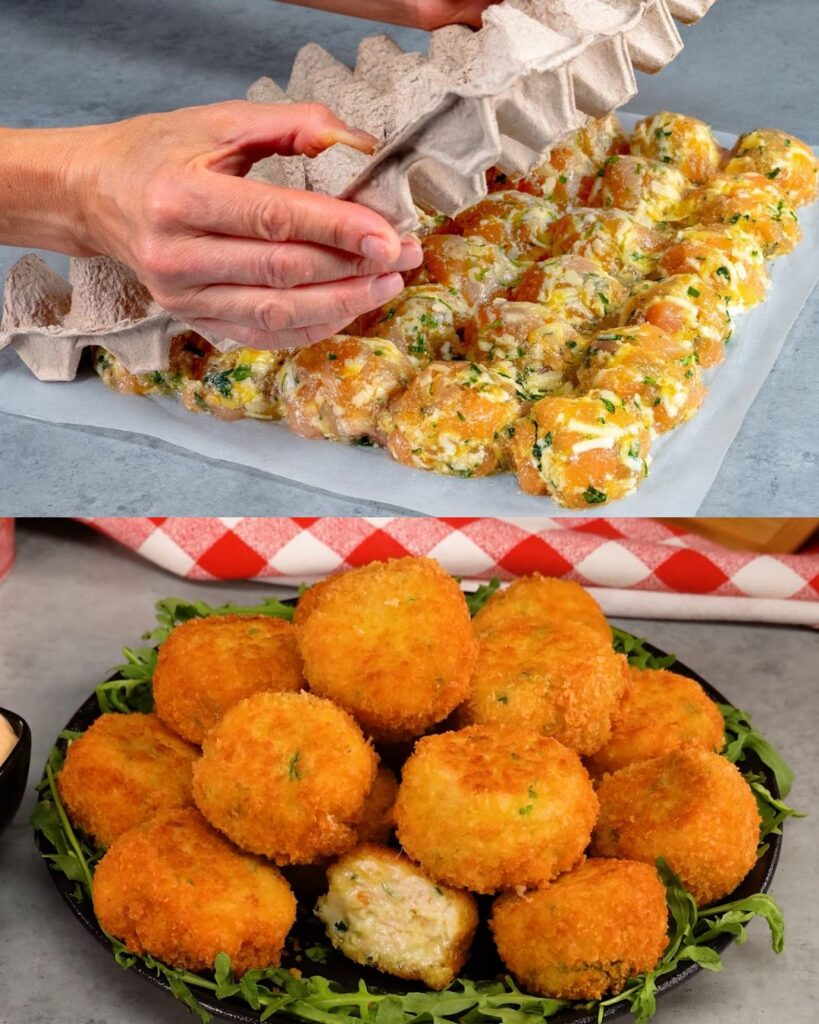Beer-Battered Chicken with Cheese and Potato Coating