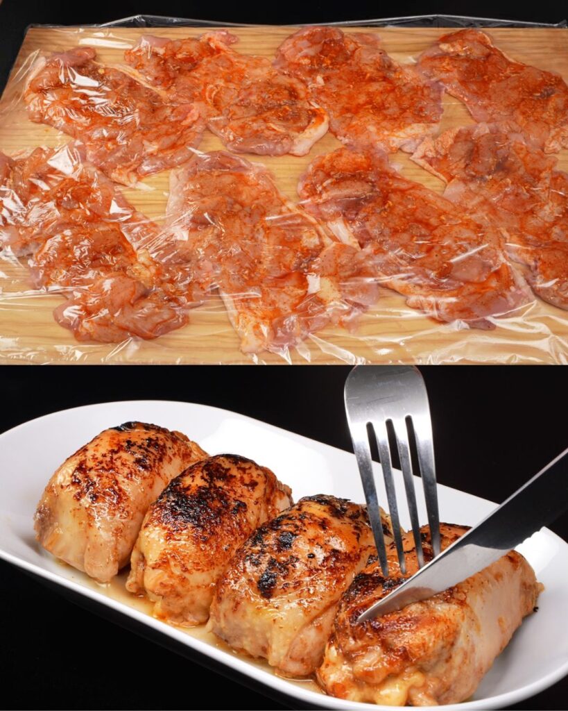 Honey Garlic Chicken with Cheesy Potatoes