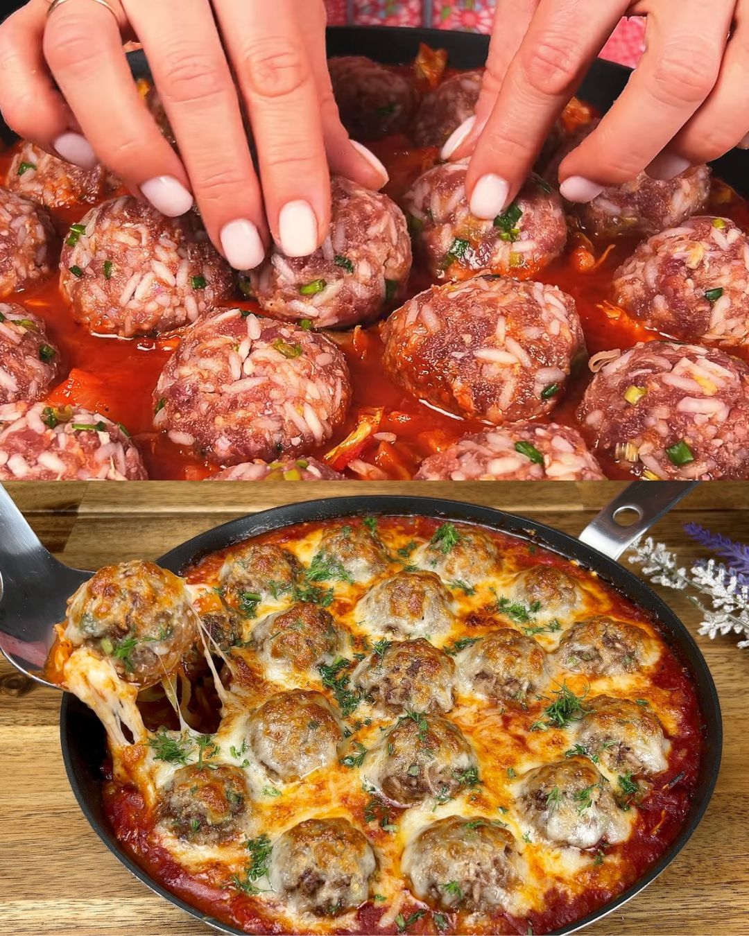 Stuffed Cabbage Rolls with Minced Beef, Rice, and Tomato Sauce
