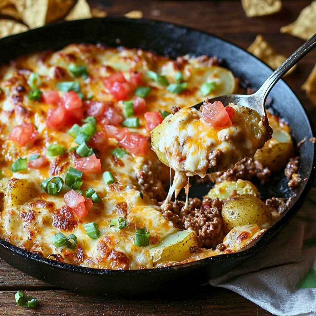 Cheesy Taco Potato Skillet: A One-Pan Tex-Mex Favorite