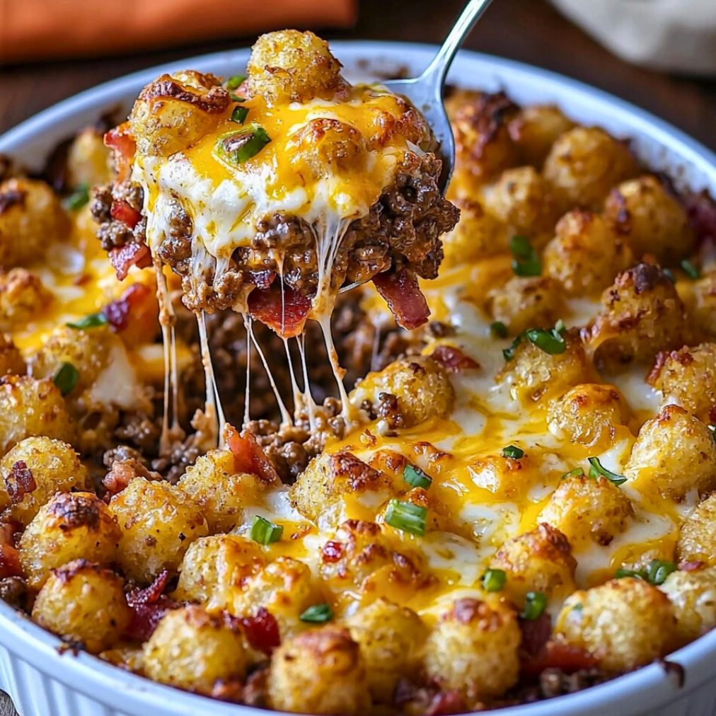 BACON CHEESEBURGER TATER TOT CASSEROLE: THE ULTIMATE COMFORT FOOD RECIPE