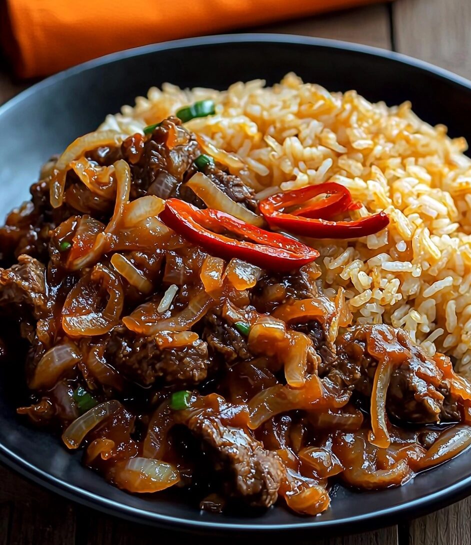 Spicy Beef Stir-Fry with Garlic Rice: A Flavor-Packed Comfort Food Recipe
