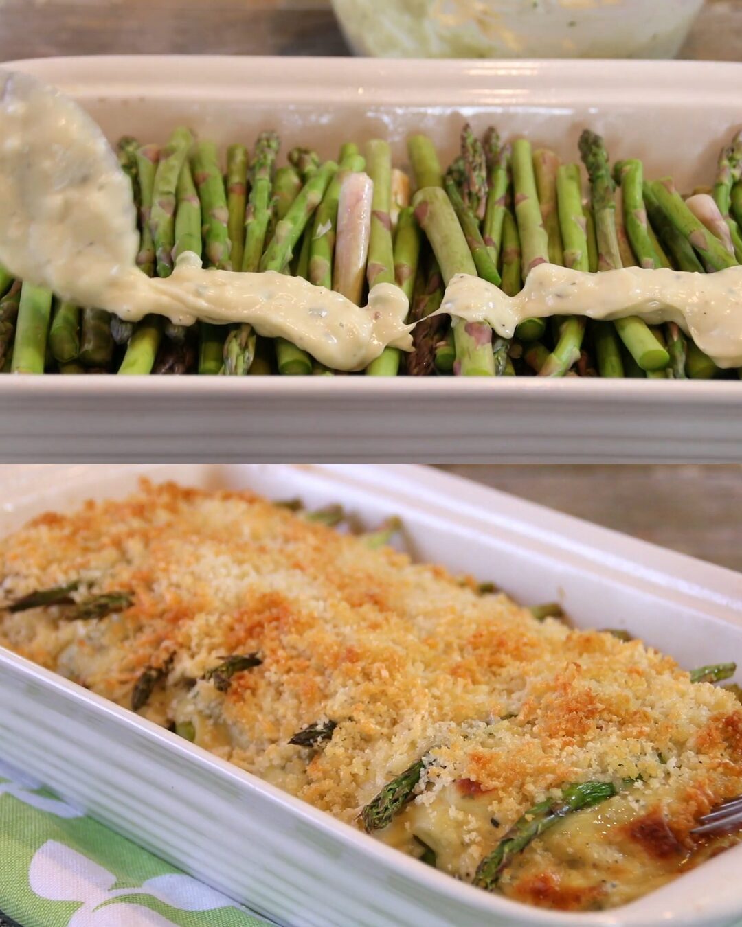 Creamy Parmesan Asparagus Casserole