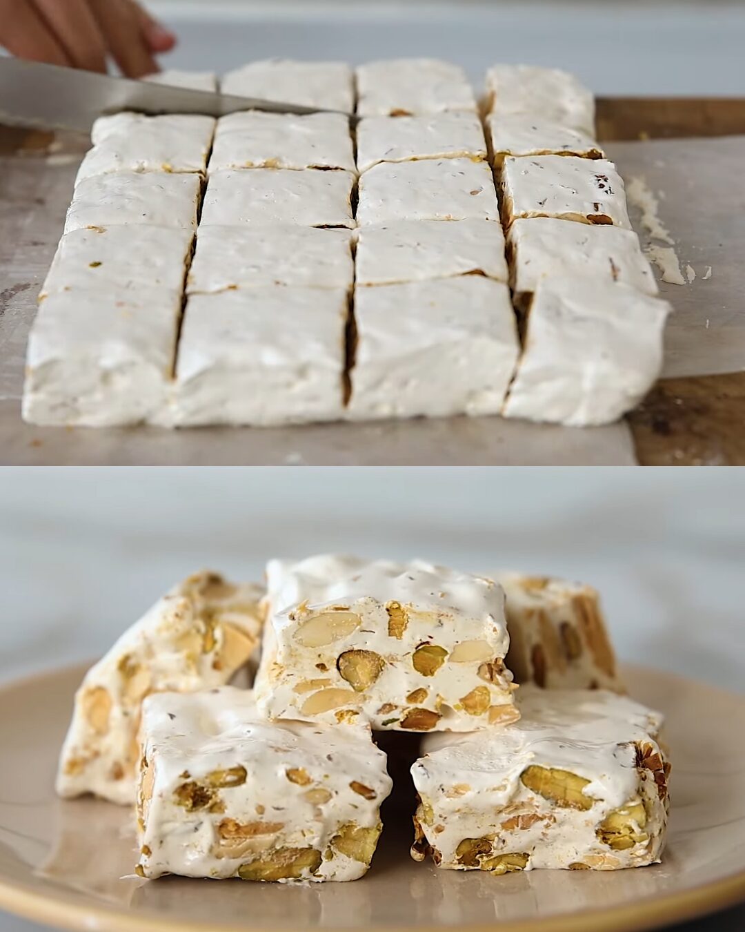 Homemade Torrone (Italian Nougat)