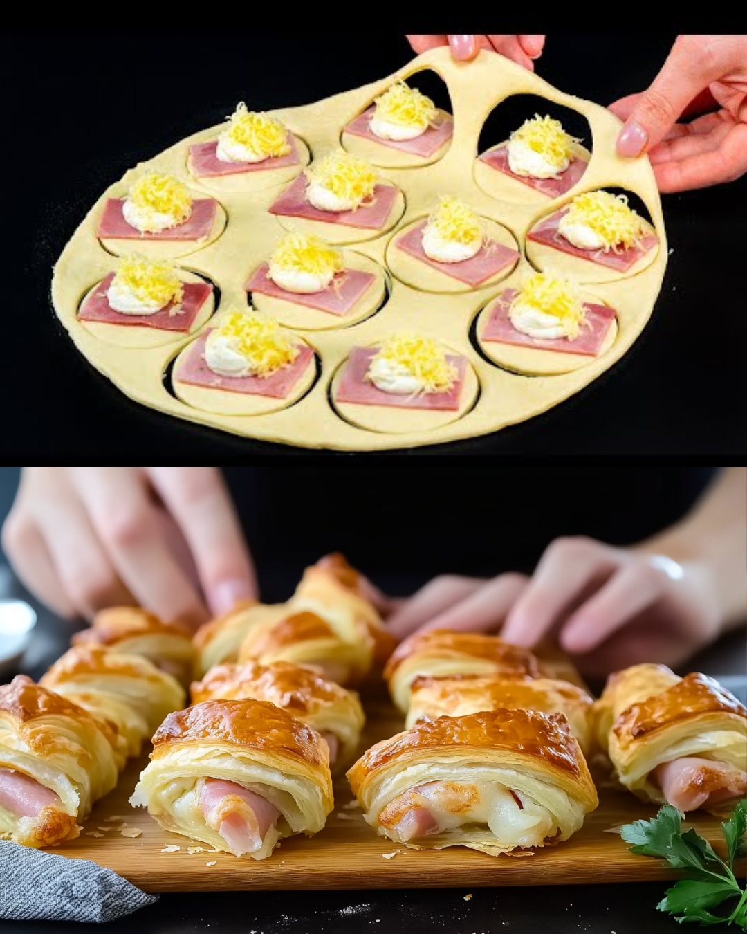 Ham and Cheese Puff Pastry