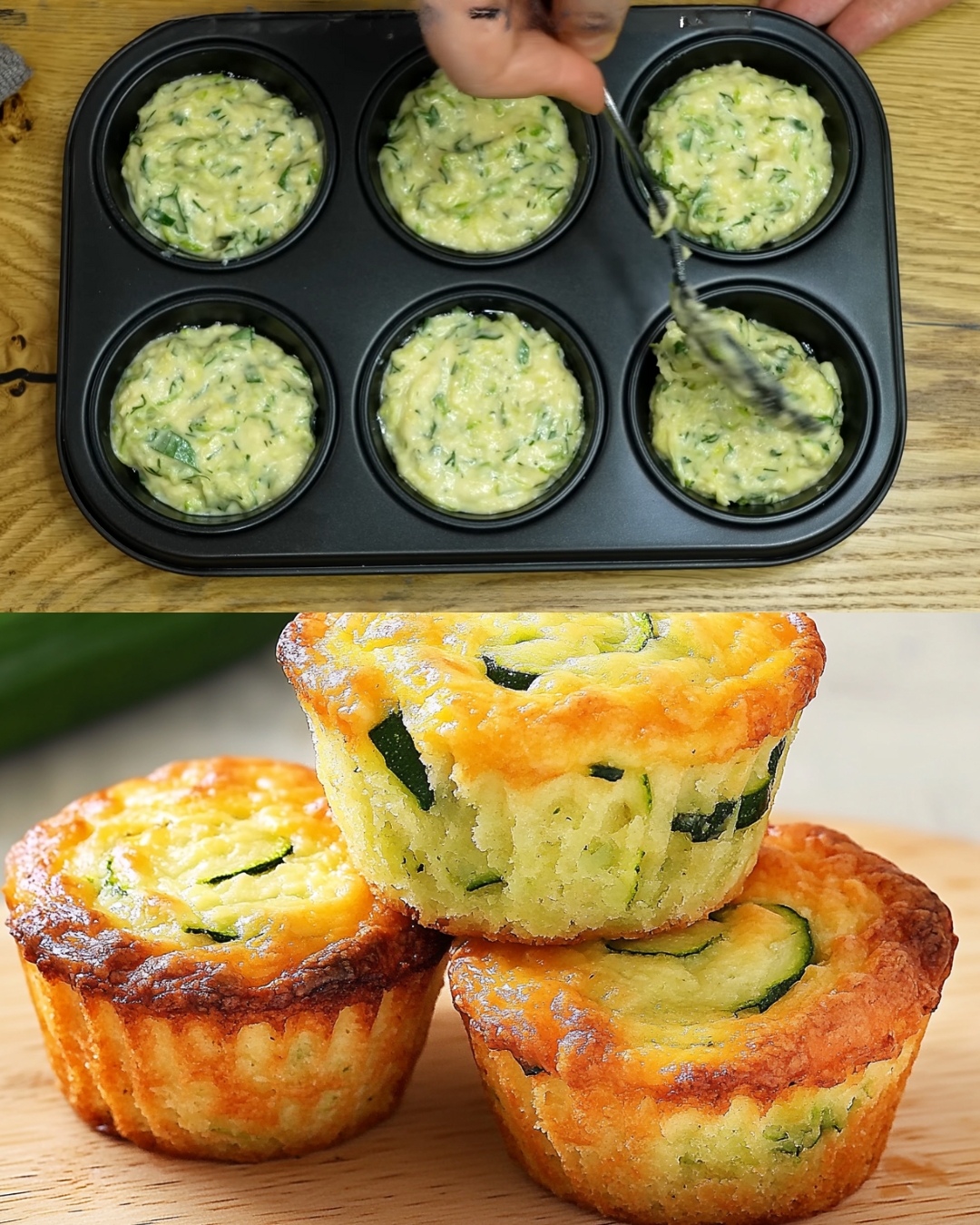 Zucchini Potato Muffins
