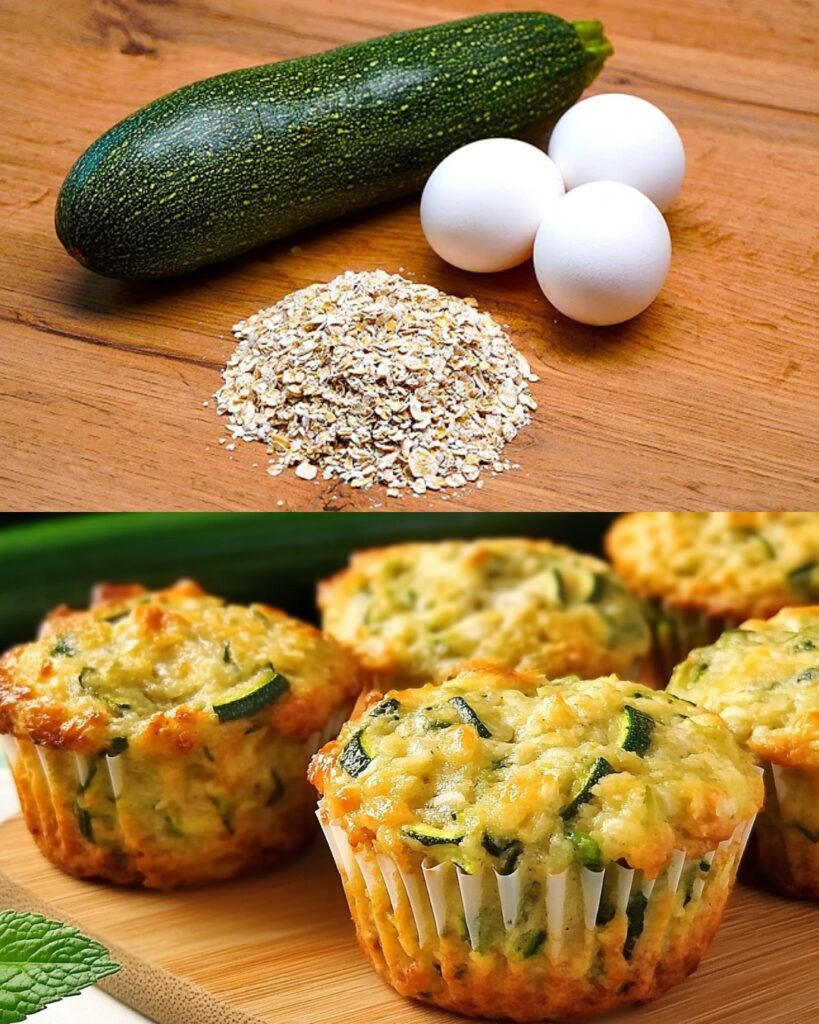 Zucchini and Potato Muffins with Yogurt Topping