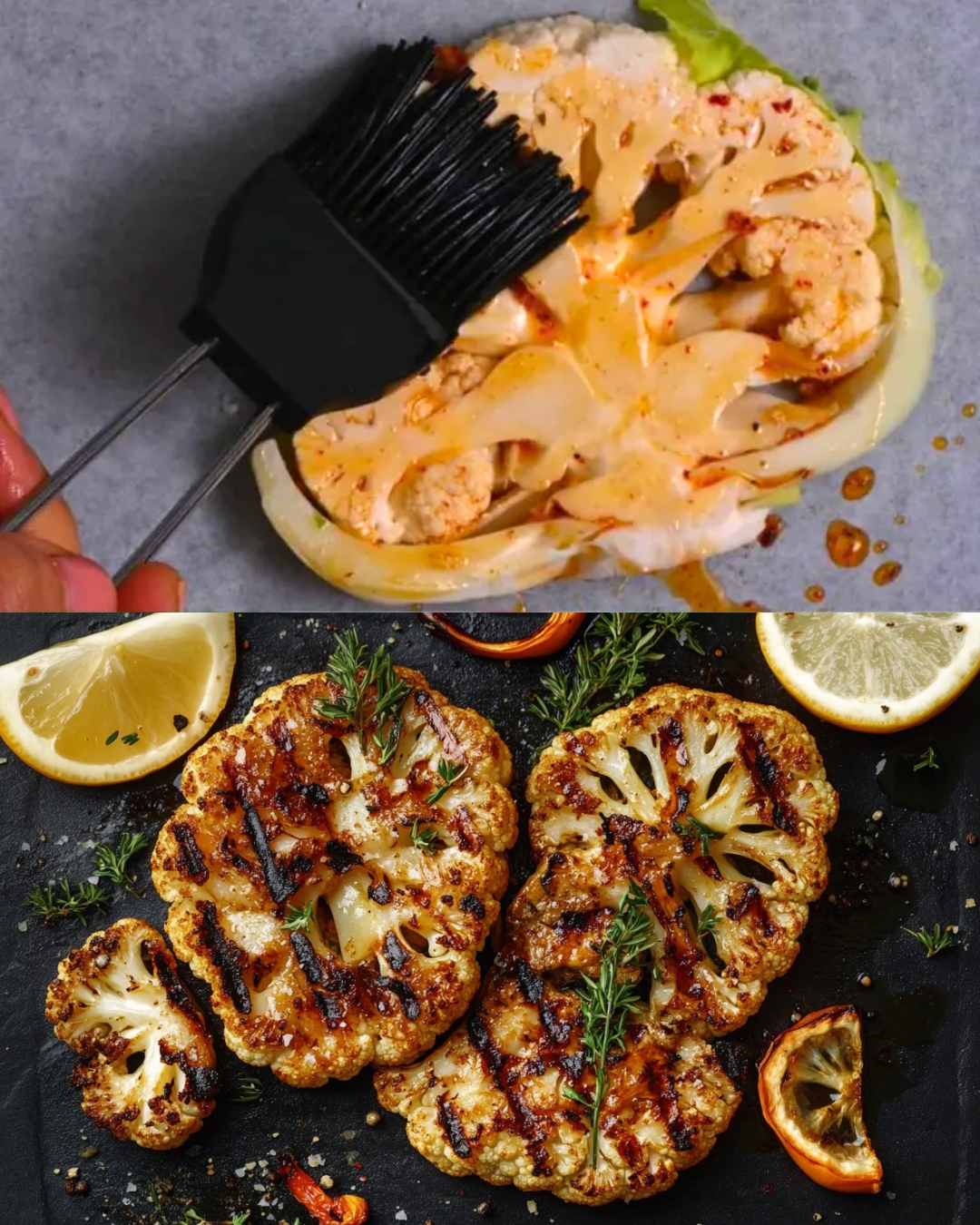 Garlic and Paprika Cauliflower Steaks