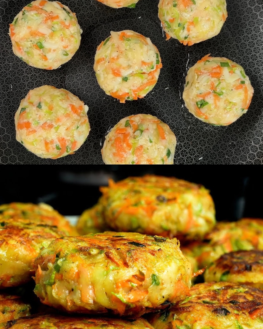 Zucchini, Carrot, and Potato Patties