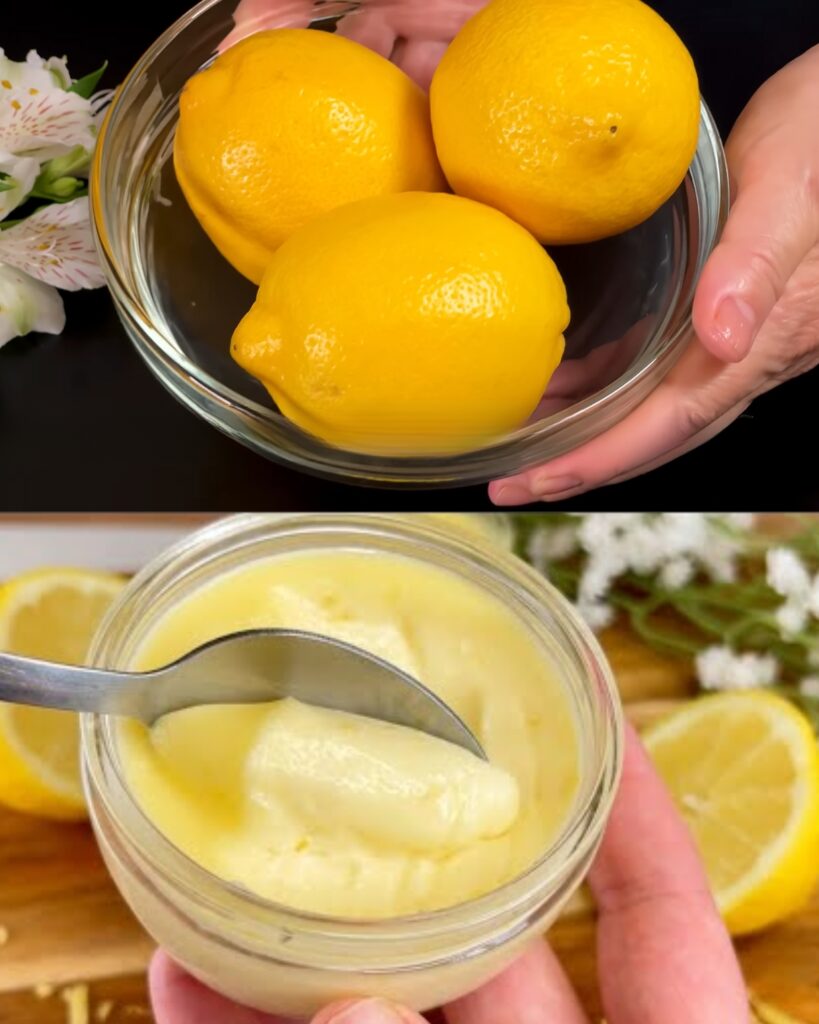Zesty Lemon Mousse in Lemon Halves