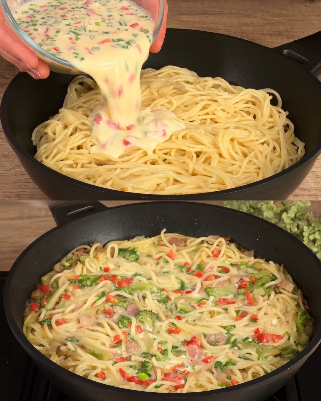 Creamy Bacon and Broccoli Pasta