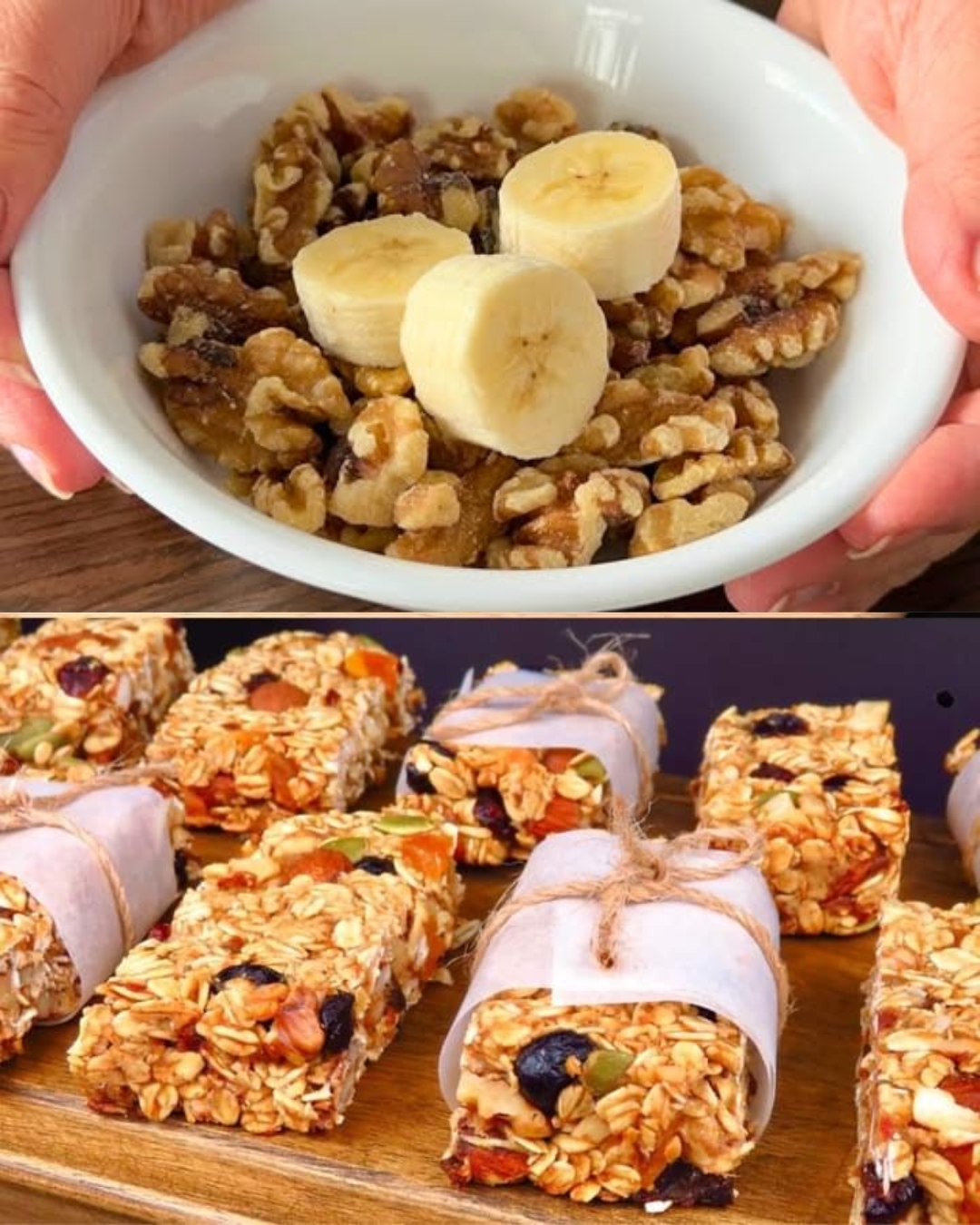 Granola Bars with Mixed Nuts and Fruits