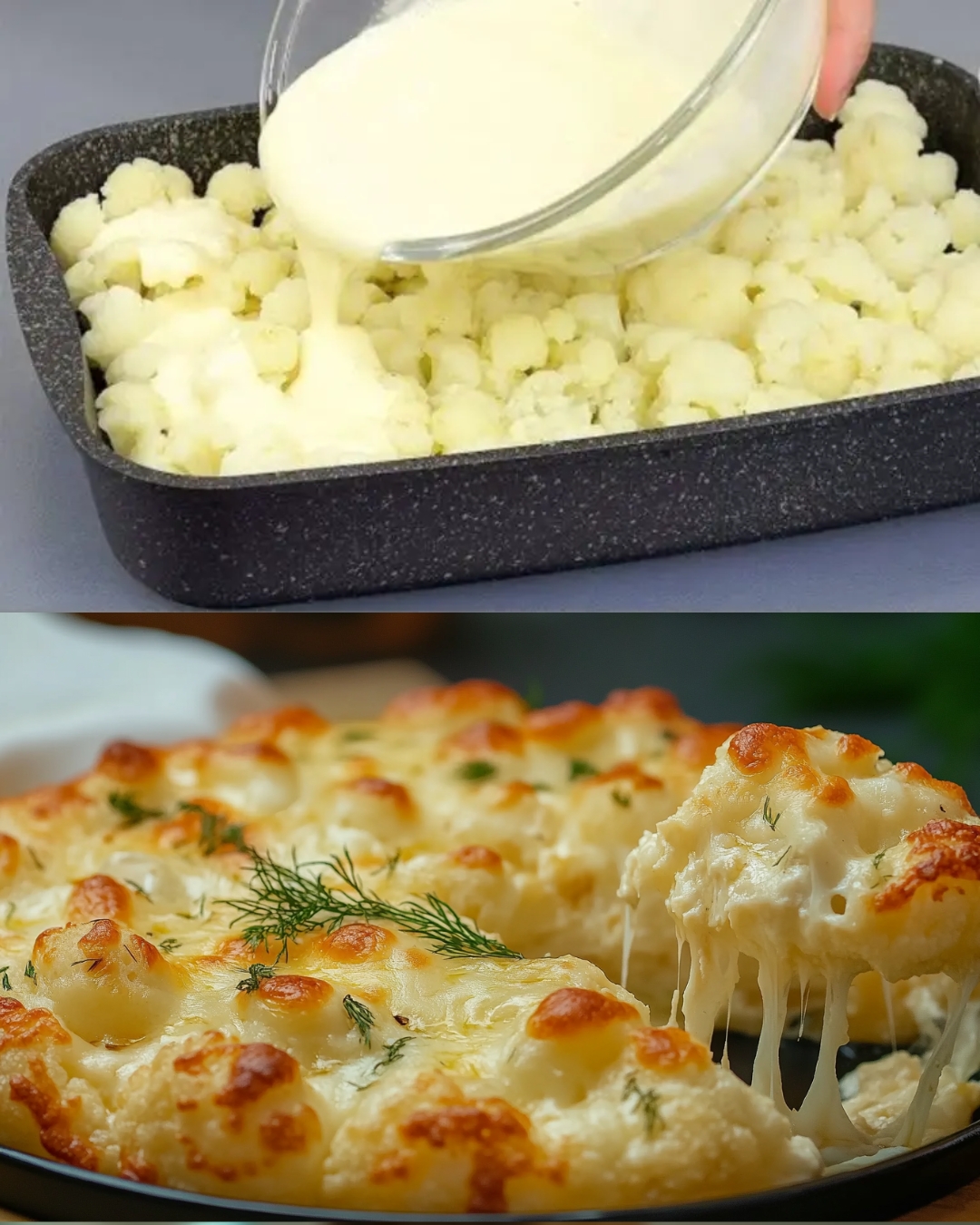 Cheesy Baked Cauliflower