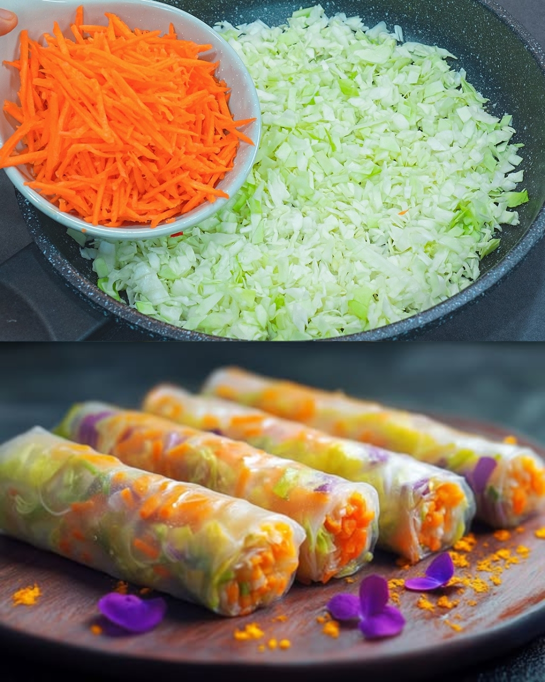 Cabbage Spring Rolls with Chili-Mayo Dipping Sauce