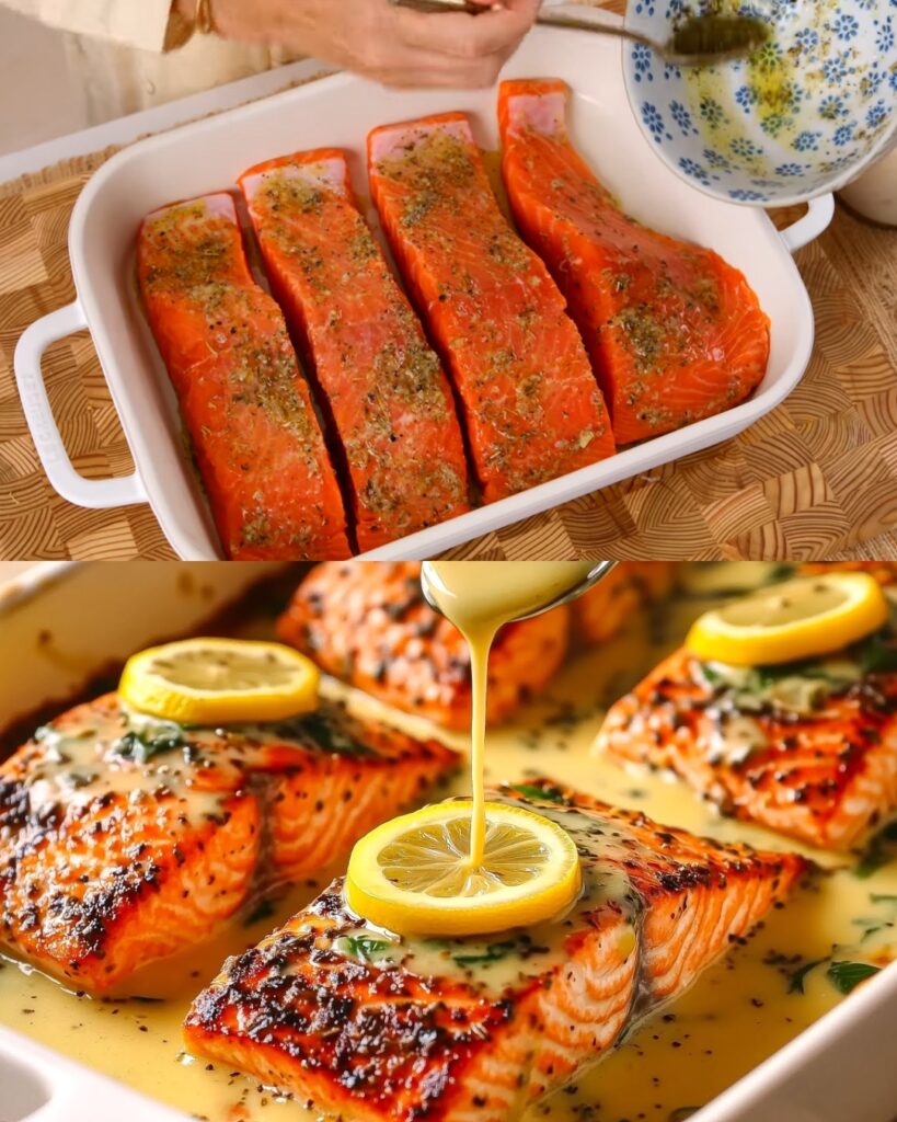 Garlic Honey Butter Salmon Recipe