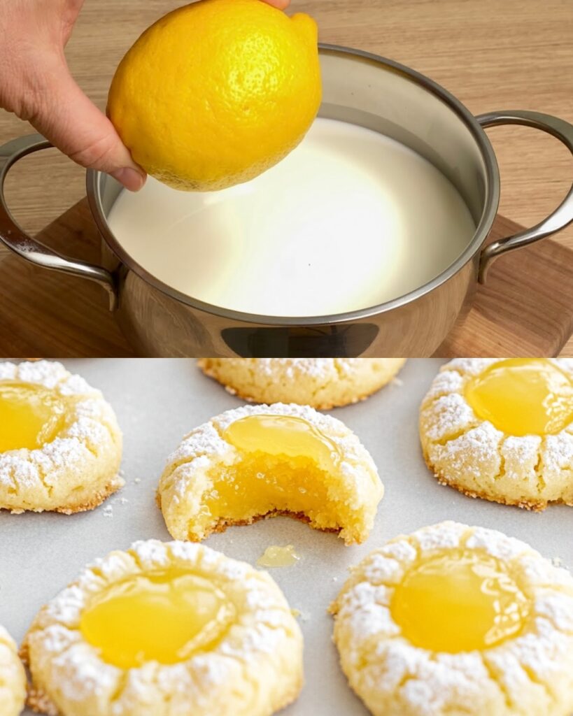 Lemon Curd Thumbprint Cookies Recipe