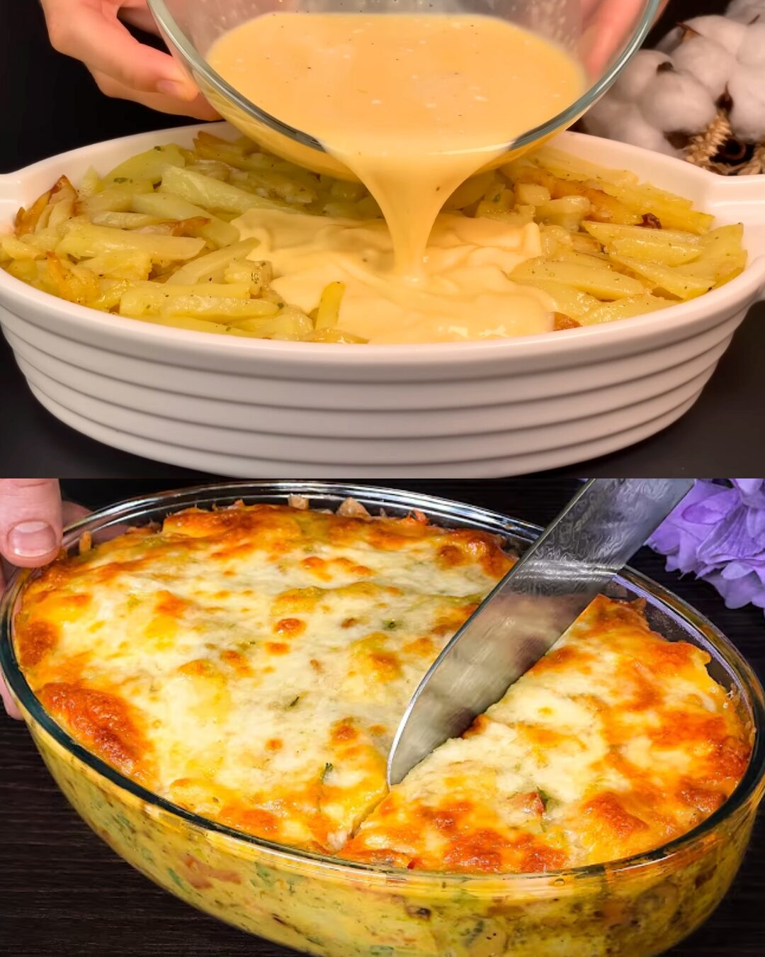 Cheesy Potato and Minced Meat Bake