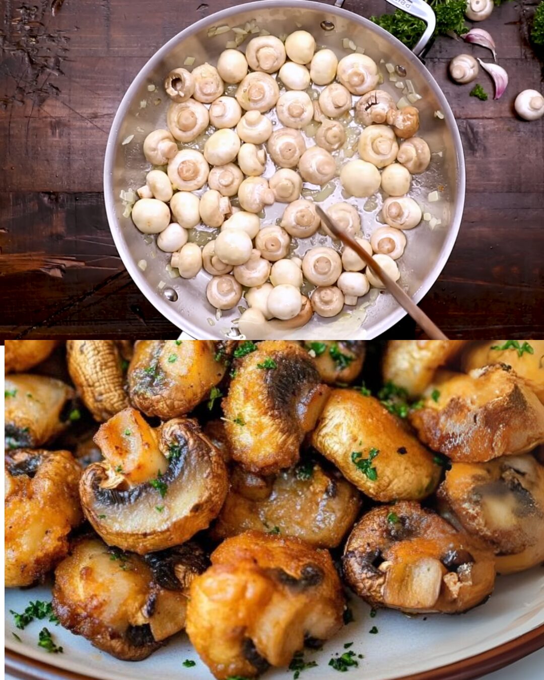 Sautéed Garlic Butter Mushrooms
