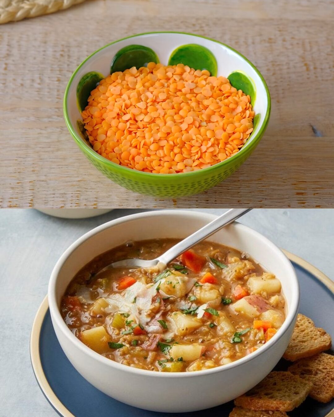 Slow-Cooked Balsamic Lentil Soup