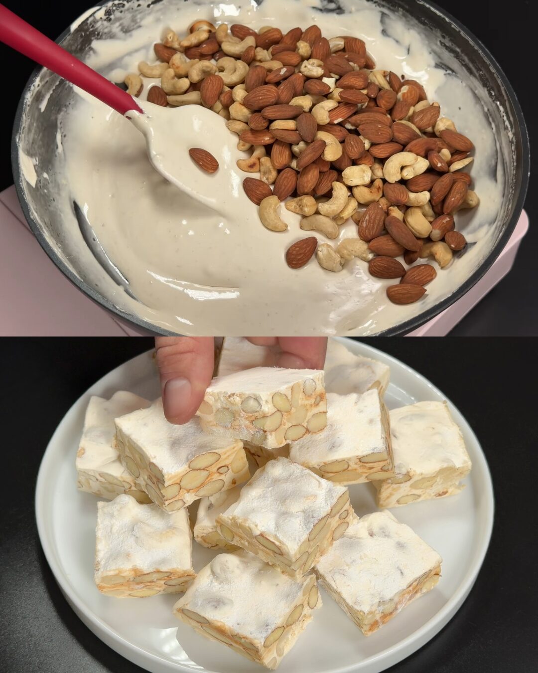 Homemade Honey Nut Nougat Recipe
