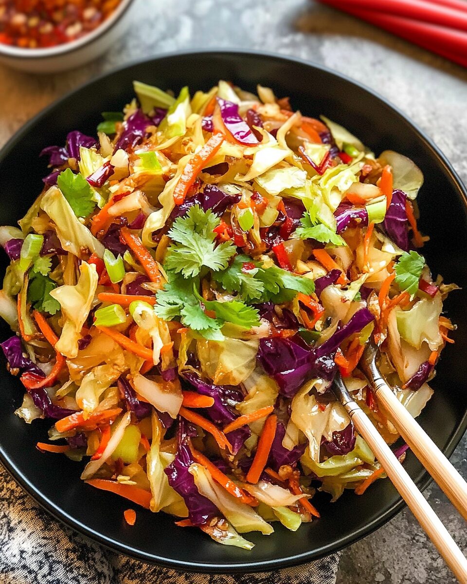 Asian Cabbage Stir Fry