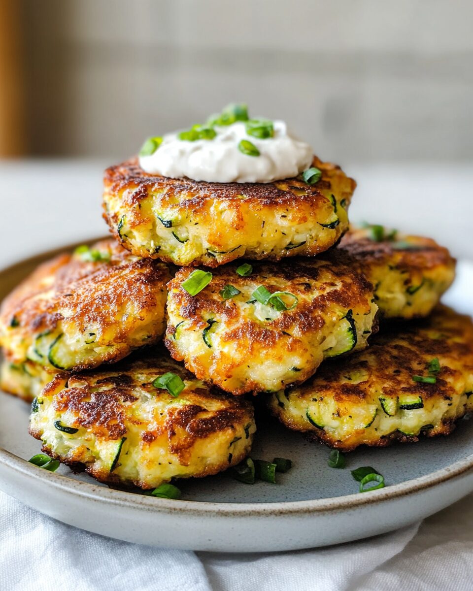 Goat Cheese Zucchini Fritters