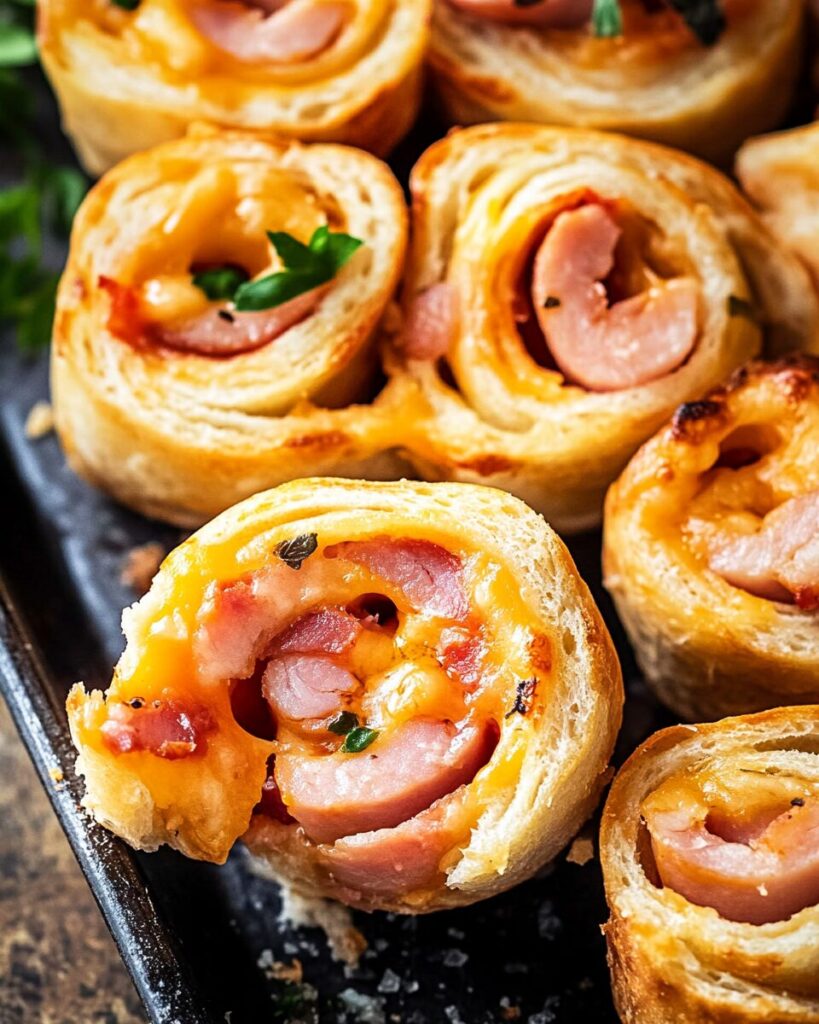 Ham and Cheese Pinwheels