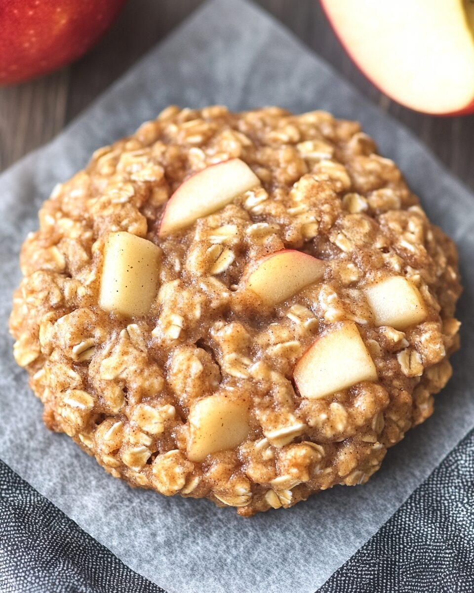Apple Pie Oatmeal Cookies