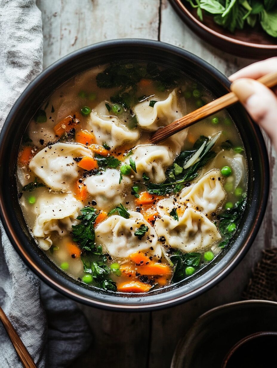 Easy Dumpling Soup