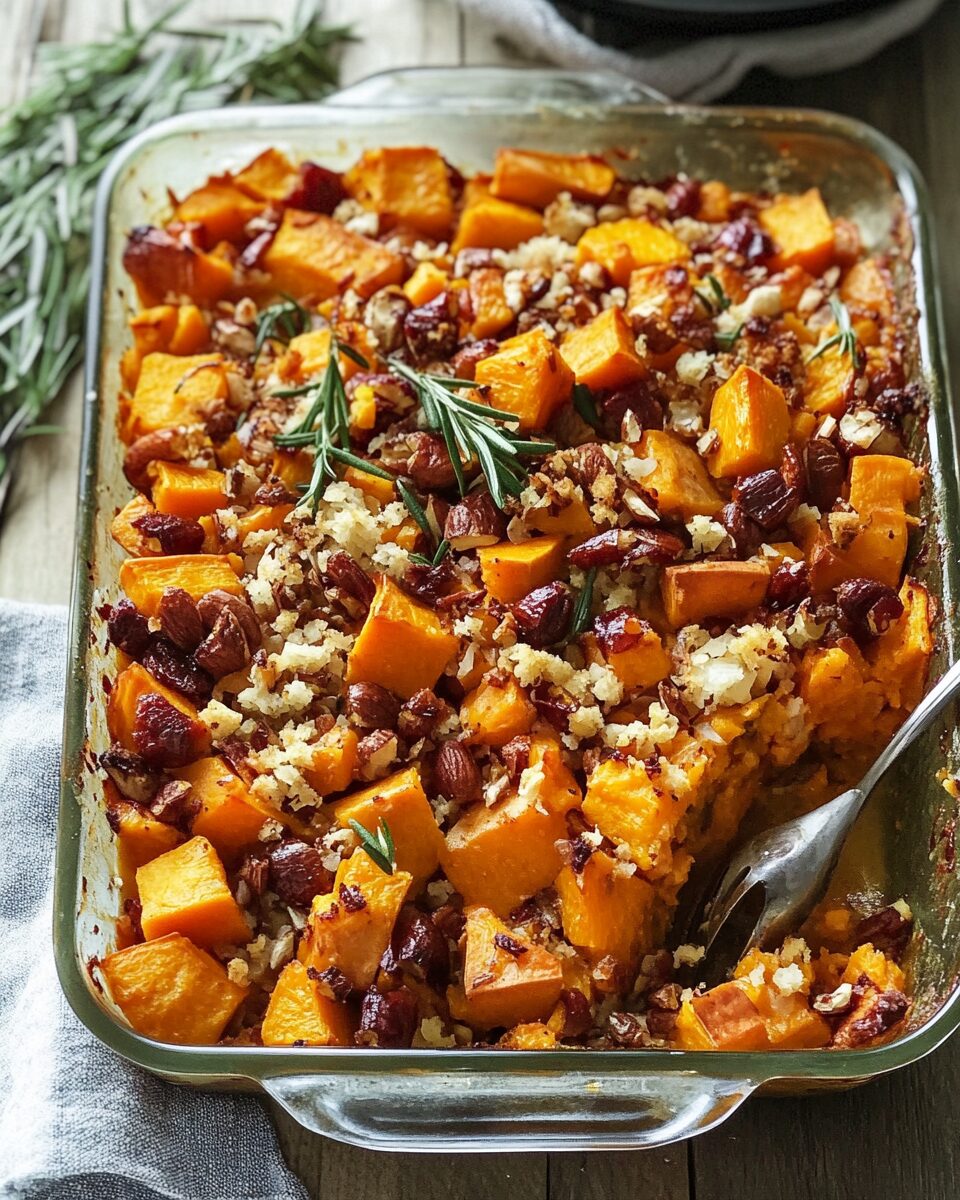 Butternut Squash and Sweet Potato Casserole