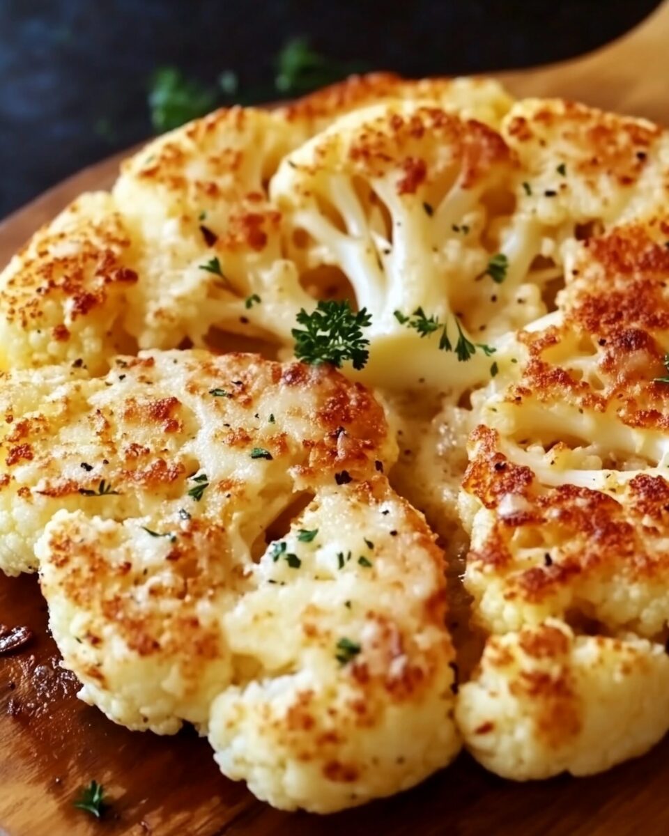 Parmesan Cauliflower Steaks