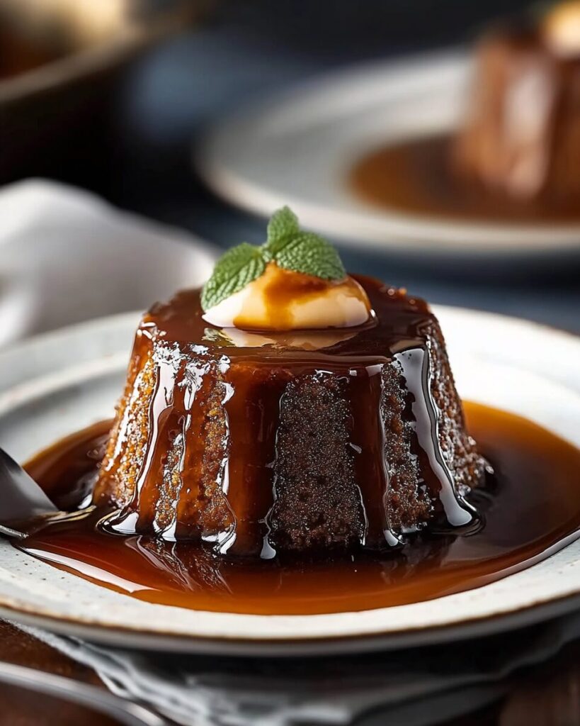 Sticky Toffee Pudding finished dish