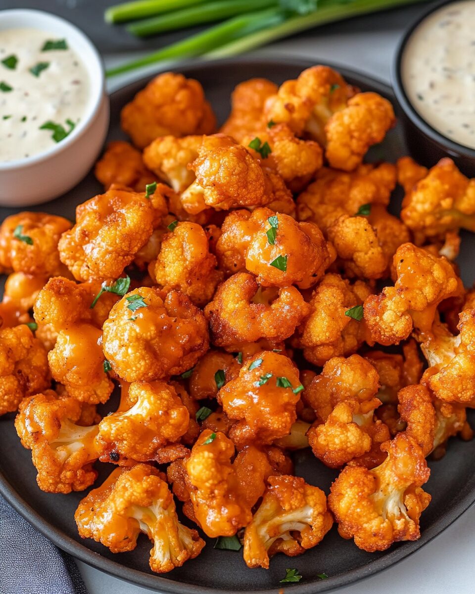 Air Fryer Buffalo Cauliflower