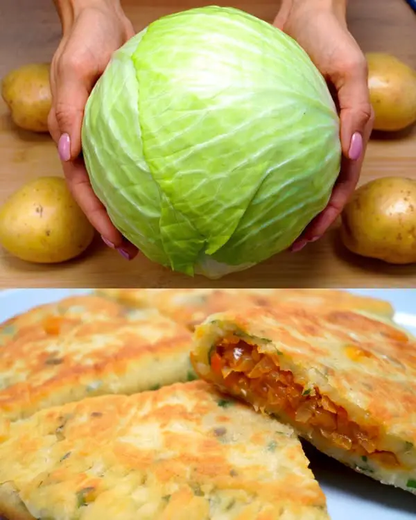 Cabbage and Potato Stuffed Patties