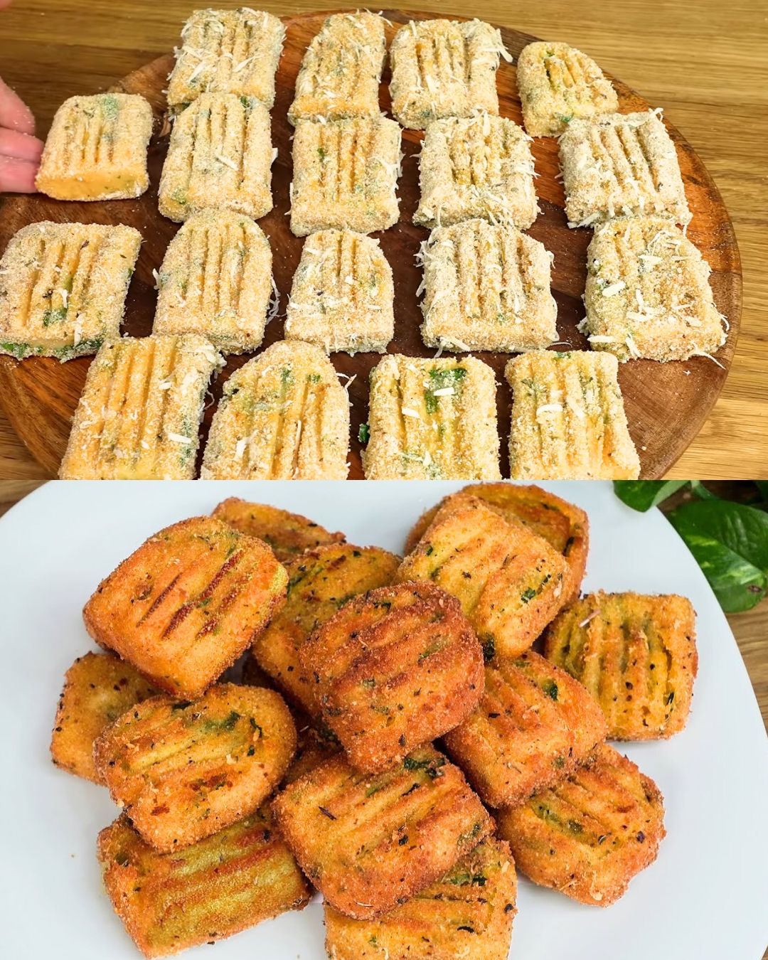 Crispy Herbed Potato Patties Recipe