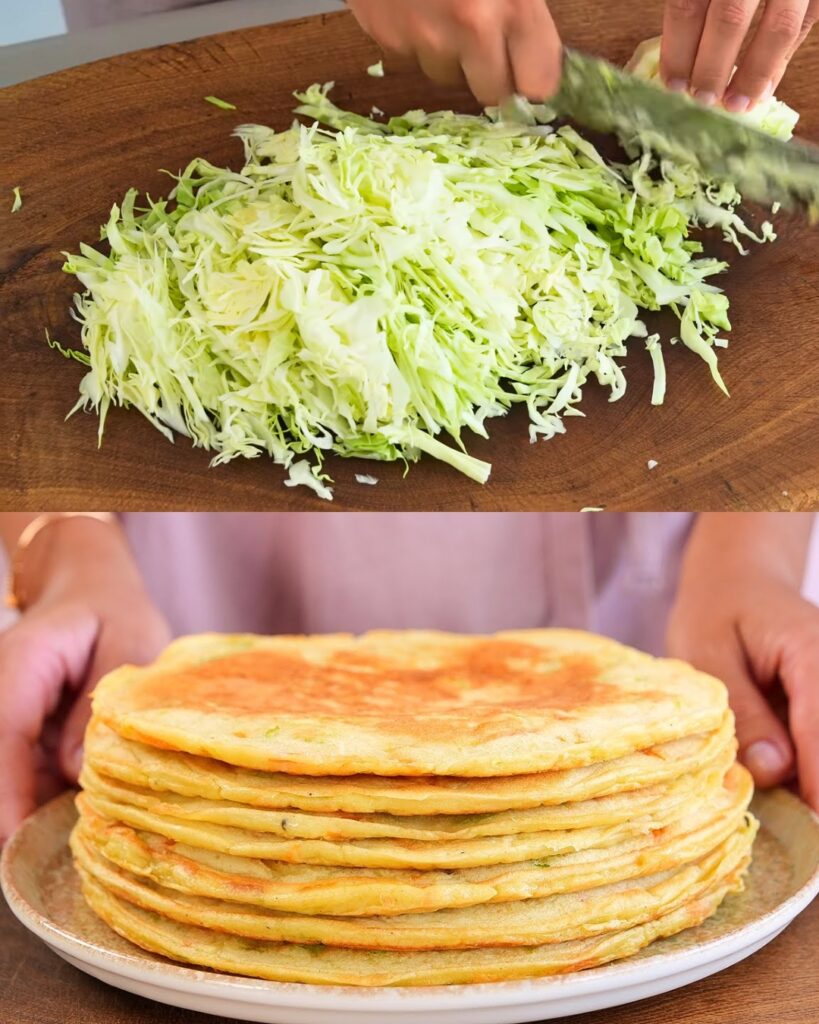 Kefir Pancakes with Rainbow Veggie Stir-Fry