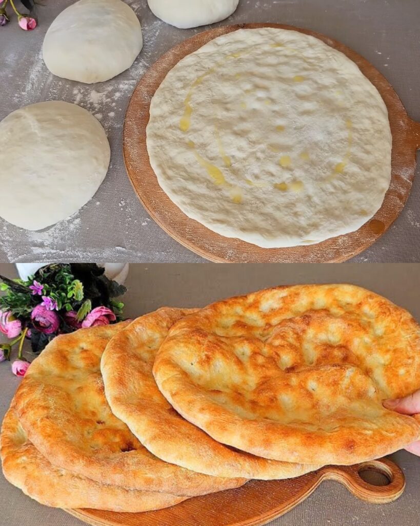 Soft and Golden Flatbread