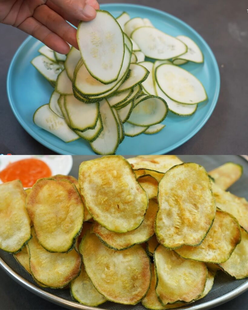 Crispy Fried Zucchini Chips