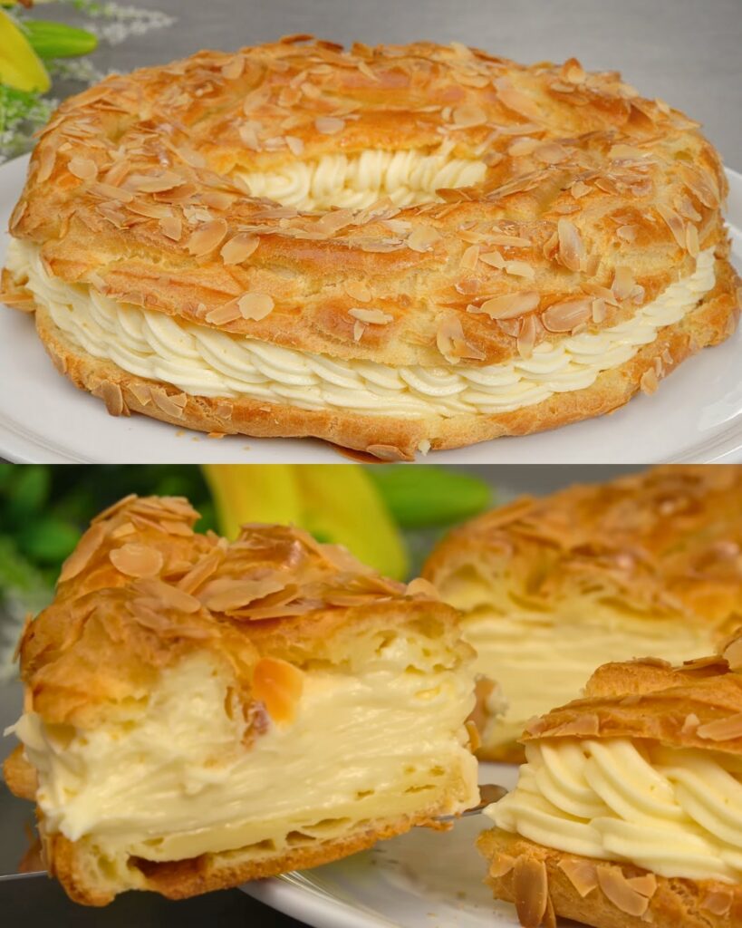 Classic Choux Pastry Cream Cake