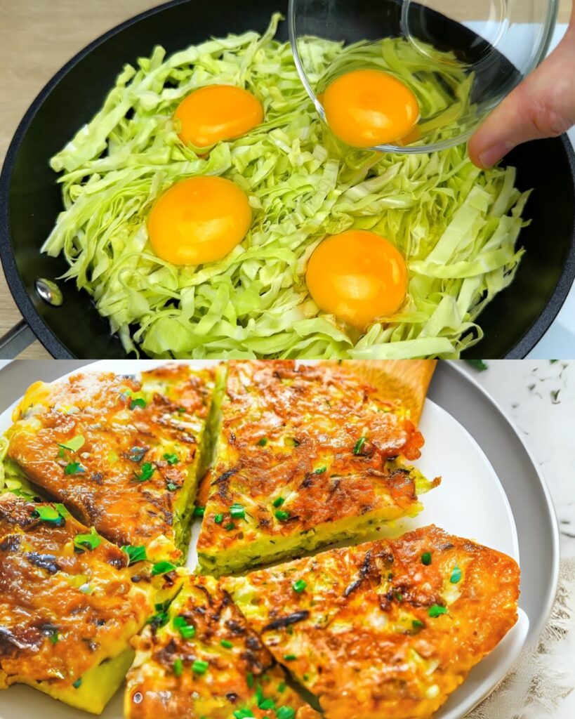Cabbage and Dill Pancake