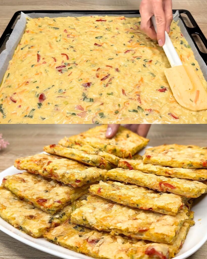 Savory Baked Potato Pancake with Creamy Yogurt Sauce