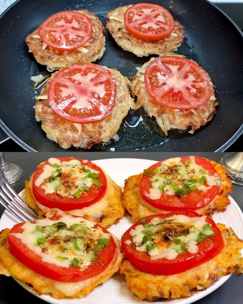 Crispy Potato Patties with Garlic-Dill Sauce
