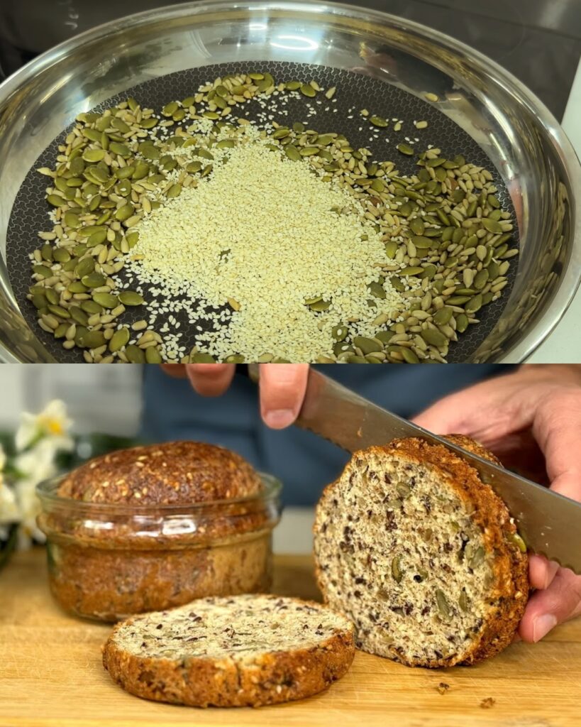 Seeded Bread with Almonds Recipe