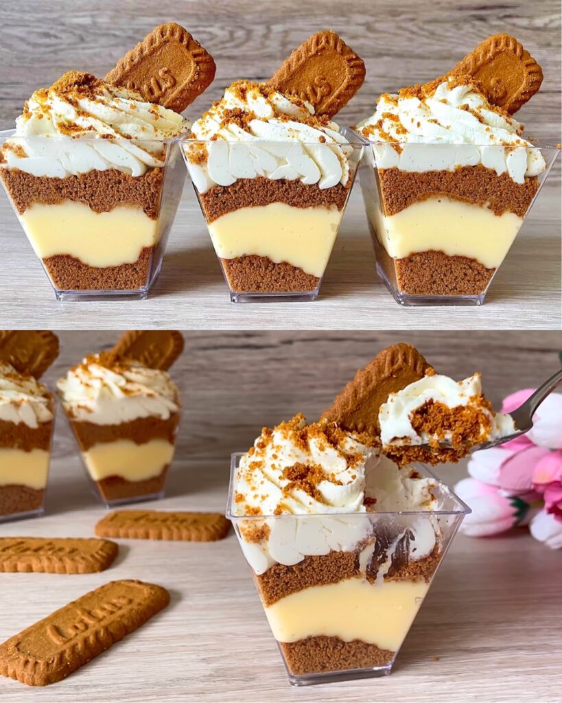Creamy Lotus Biscoff Dessert Cups Recipe
