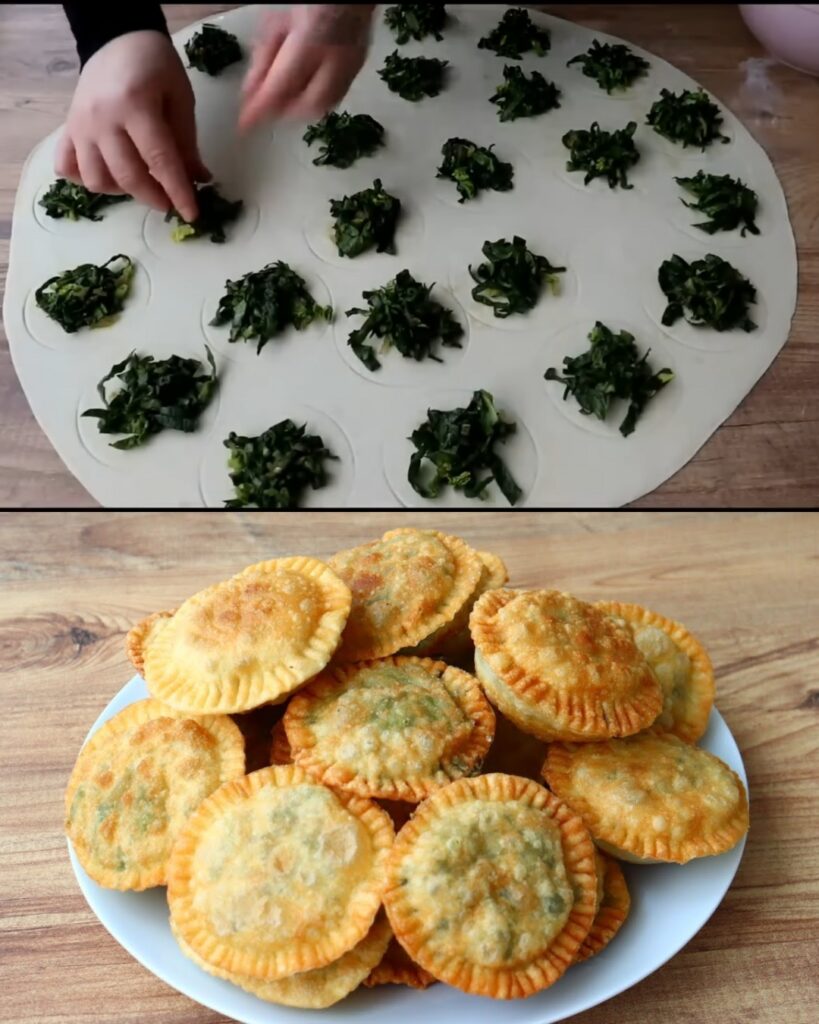 Spinach and Onion Stuffed Pastries