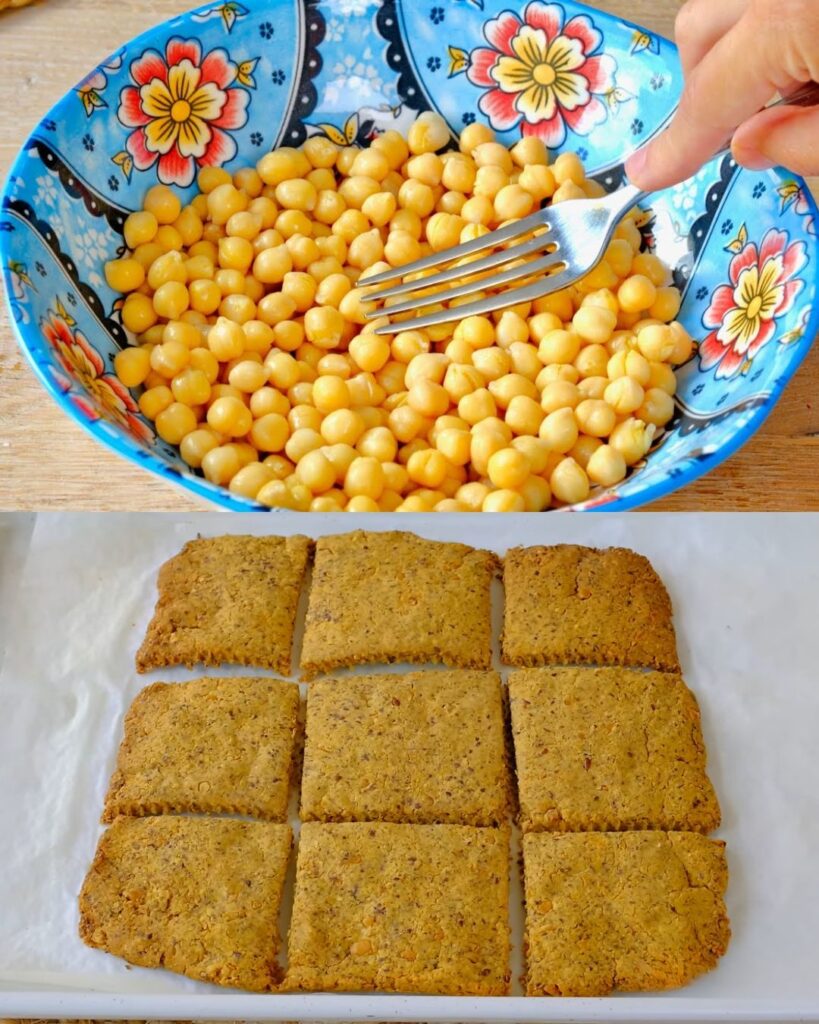 Crispy Chickpea Crackers